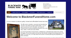 Desktop Screenshot of blackmerfuneralhome.com