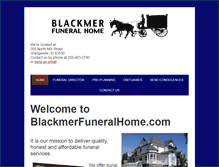 Tablet Screenshot of blackmerfuneralhome.com